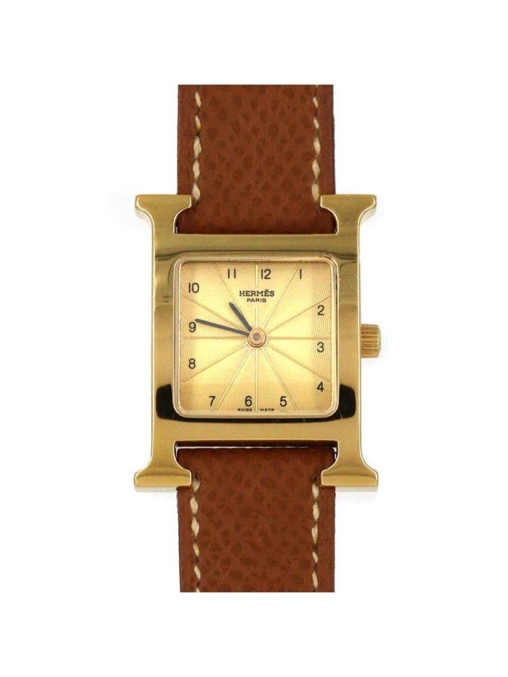 Hermes Watch Quartz Gold